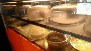 daily vegan cake selection  at Vegan Taipei in Taipei