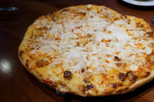 Seafood PIZZA at Vegan Taipei in Taipei