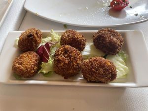 Croquetes de verdures  at Cal Taiet in Barcelona