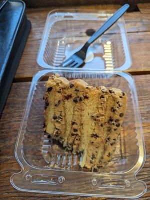 Vegan cookie dough cake at Bakeshop in Washington