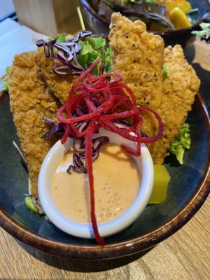 'Non Chicken wings' delicious!  at To1980 Vegan - Pempelfort in Dusseldorf