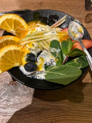 Black rice mango dessert   at To1980 Vegan - Pempelfort in Dusseldorf