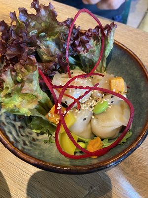 Steamed dumplings  at To1980 Vegan - Pempelfort in Dusseldorf