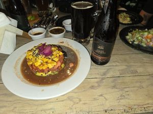 Vegan Tuna Tartare at Las Hijas de la Tostada in Cancun