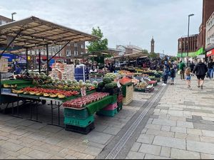 Fruit and veg at Lewisham Open Market in South East London