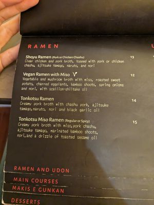 Vegan ramen at Haibu in Sao Miguel