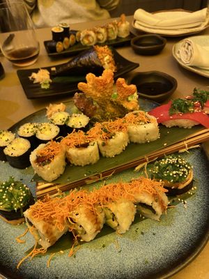 Vegan sushi combination (18 pieces)  at Haibu in Sao Miguel