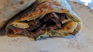 All of this inside brought in so much flavor! at The Mustard Seed in Cerritos