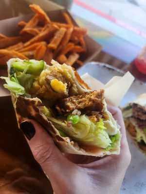 Tofu wrap at The Mustard Seed in Cerritos