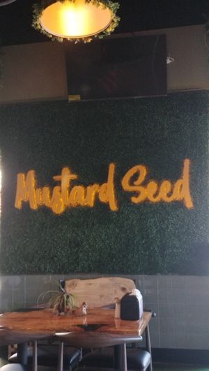 Sign at The Mustard Seed in Cerritos