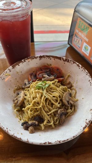 Secret Menu Item! Pesto Pasta!  at The Mustard Seed in Cerritos
