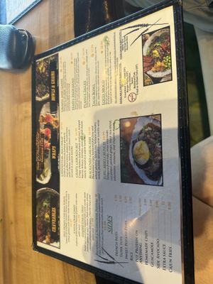 Main menu  at The Mustard Seed in Cerritos