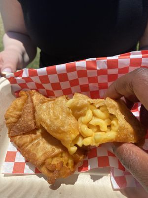 Macaroni egg rolls  at Golene's Vegan Kitchen in Murrieta