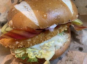 Bavarian Burger  at Swing Kitchen - Invalidenstraße  in Vienna