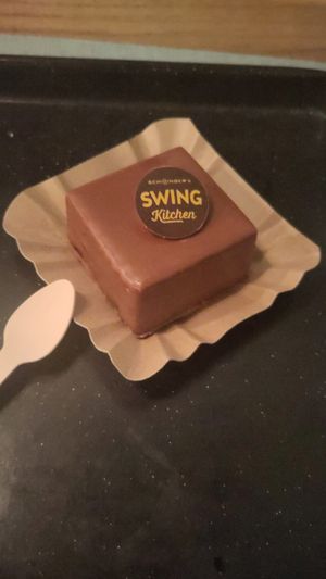 Chocolate nougat dessert at Swing Kitchen - Invalidenstraße  in Vienna