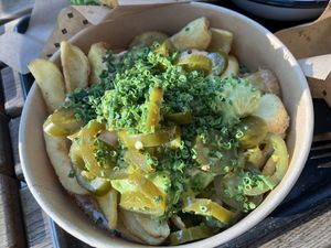 Guacamole fries  at Swing Kitchen - Invalidenstraße  in Vienna