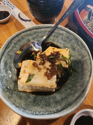 Cold tofu at Veg Japan ベジジャパン in Bangkok