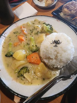 Veggie creamy yummy stew at Veg Japan ベジジャパン in Bangkok