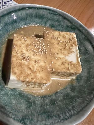 Tofu with sesame sauce  #Veganuary at Veg Japan ベジジャパン in Bangkok