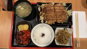 Tofu katsu set #Veganuary at Veg Japan ベジジャパン in Bangkok