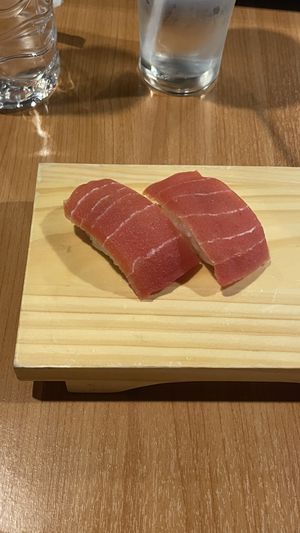 Vegan tuna nigiri #Veganuary at Veg Japan ベジジャパン in Bangkok