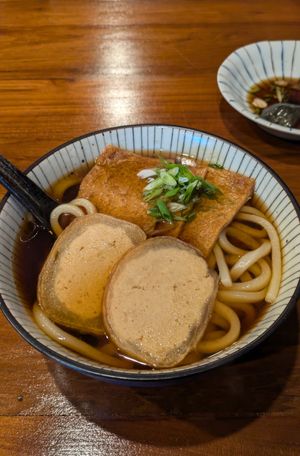 Kitsune udon at Veg Japan ベジジャパン in Bangkok