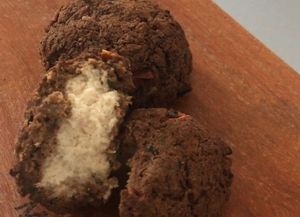 Quibe cheese vegan at Acaiú in Londrina