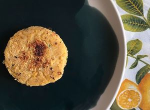 Hambúrguer de grão de bico at Acaiú in Londrina