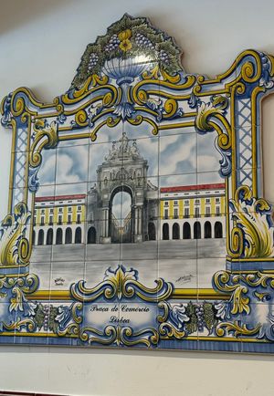 Portuguese decor   at Coffee and Cake in Hamburg