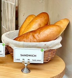 Sandwich bread  at Le Pain Quotidien in Luxembourg City