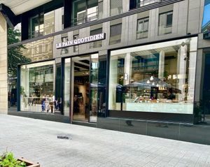 The venue  at Le Pain Quotidien in Luxembourg City