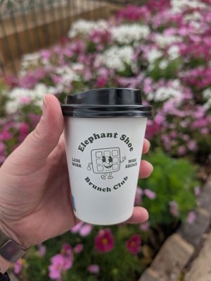 Coffee to go at Elephant Shoe in Valletta