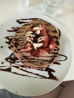 choco chip pancakes  at Semilla by ConGreka  in San Juan