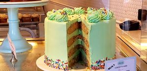 Mint confetti cake at Petunia's Pies and Pastries in Portland