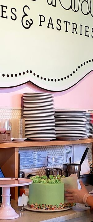 Mint confetti cake at Petunia's Pies and Pastries in Portland