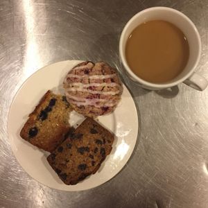 breakfast at our room after hitting Petunias the night before. yum! at Petunia's Pies and Pastries in Portland