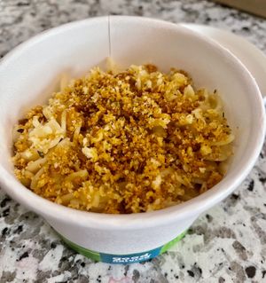 This was the bowl of Mac - small portion for the price  at Petunia's Pies and Pastries in Portland