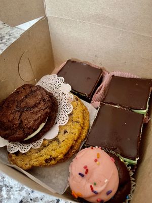 So many treats!! at Petunia's Pies and Pastries in Portland