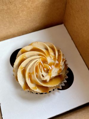 Caramel apple crisp baby cake   at Petunia's Pies and Pastries in Portland