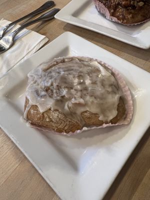 Cinnamon roll  at Petunia's Pies and Pastries in Portland