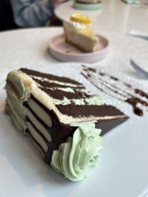 Mint chocolate cake   at Petunia's Pies and Pastries in Portland