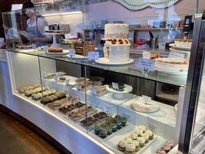 Some of their beautiful goods  at Petunia's Pies and Pastries in Portland