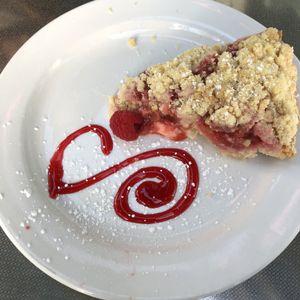 Strawberry Rhubarb Pie at Petunia's Pies and Pastries in Portland