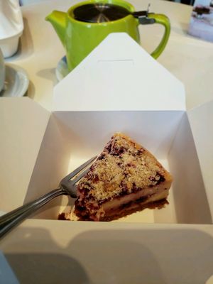 Marionberry Cheesecake at Petunia's Pies and Pastries in Portland