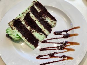 Birthday cake at Petunia's Pies and Pastries in Portland