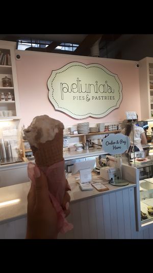 Vegan cookie dough ice cream at Petunia's Pies and Pastries in Portland