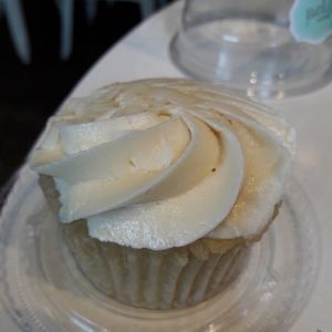 Coconut lemon cupcake at Petunia's Pies and Pastries in Portland