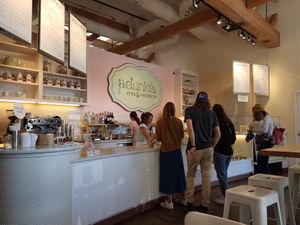 Counter at Petunia's Pies and Pastries in Portland