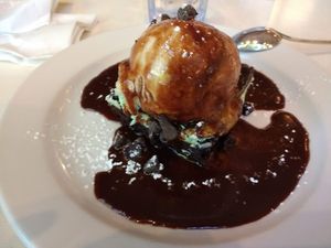Thin Mint Brownie Sundae at Petunia's Pies and Pastries in Portland