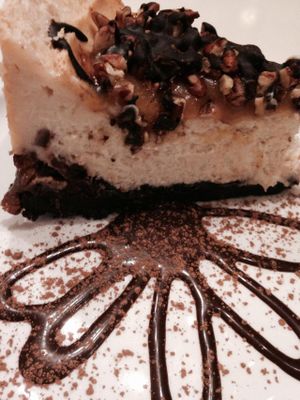 Turtle cheesecake at Petunia's Pies and Pastries in Portland